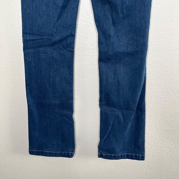 Edyson Womens Ellington Flare Blue Denim Jeans Size 27 S - Picture 4 of 14